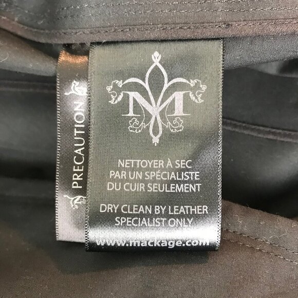 Mackage Black Cotton Trench Coat With Belt Size 38 (US M) - Picture 6 of 7